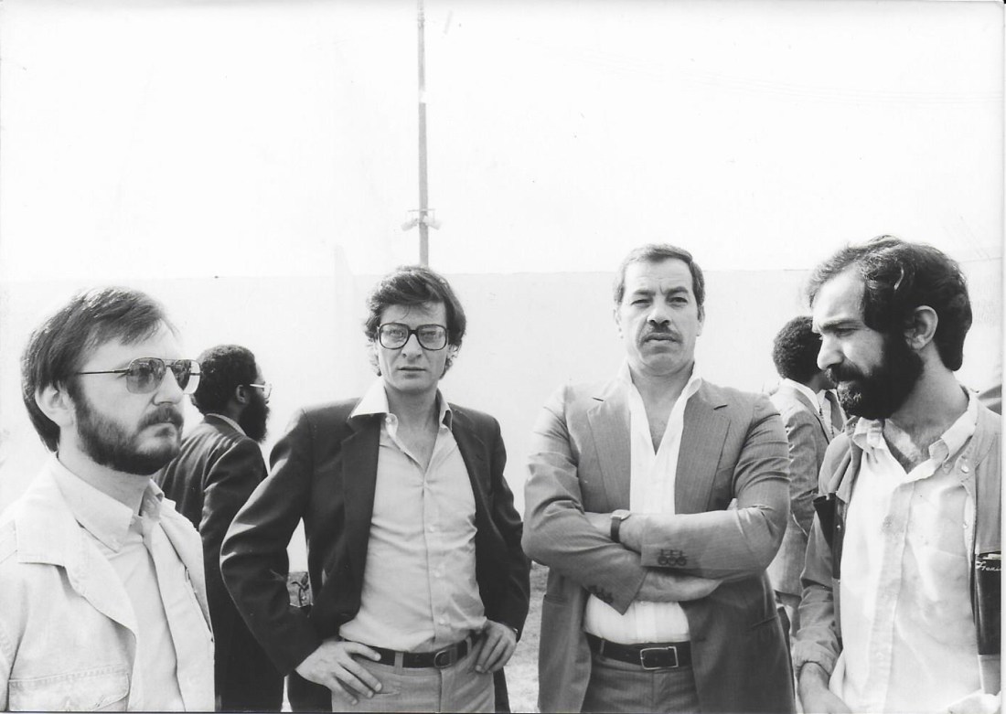 Mahmoud Darwish et Ahmed Abdel Rahman début années 80